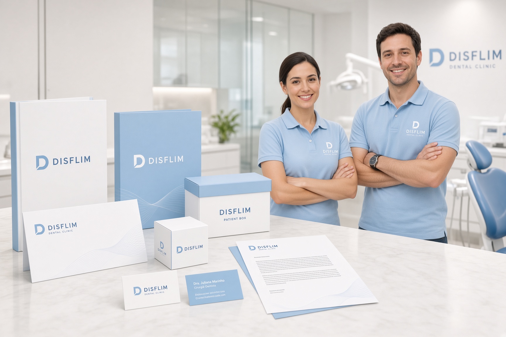 Imagen de marca — kit clínica dental